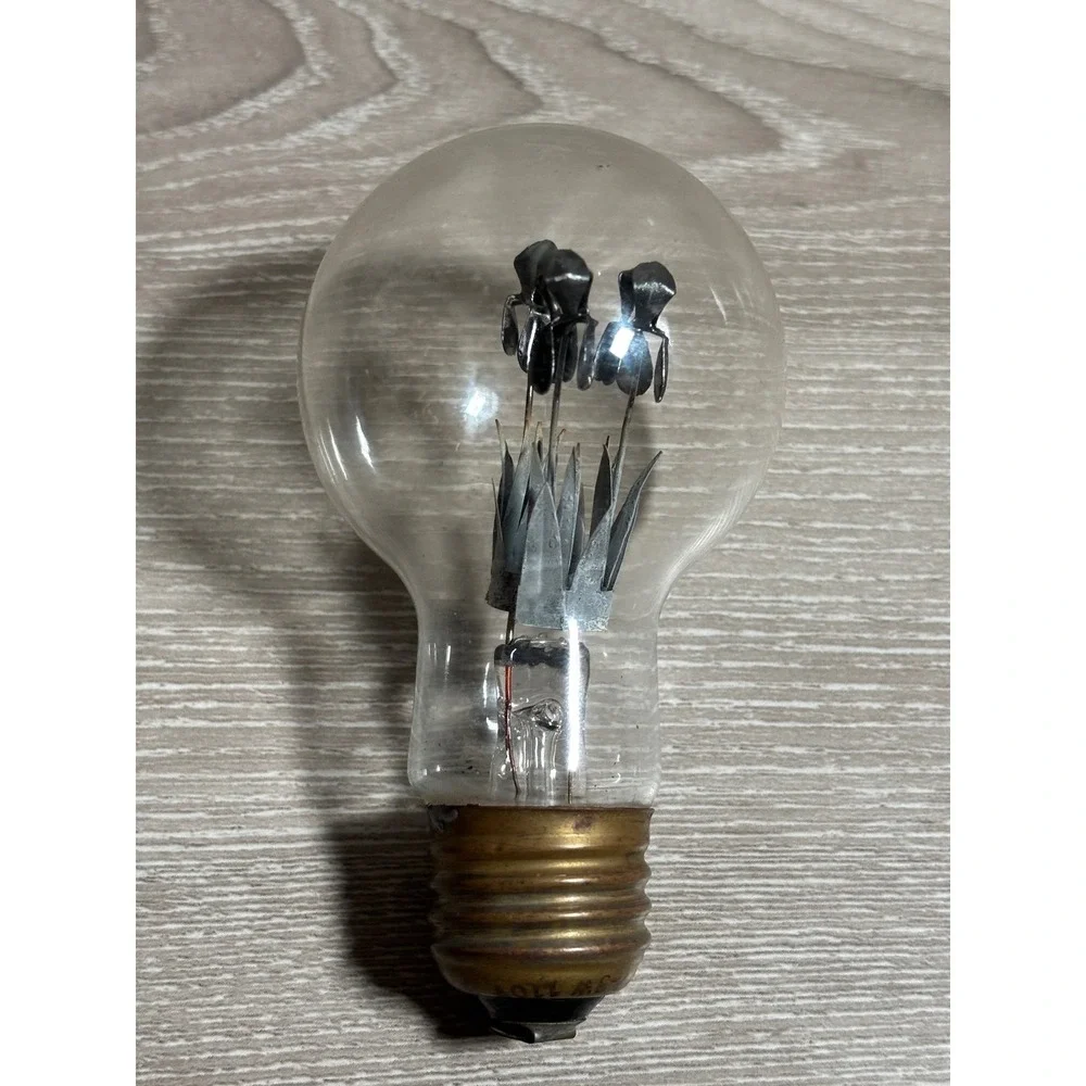 Vintage Aerolux Style Flower Light Bulb Metal New York Base DOES NOT WORK